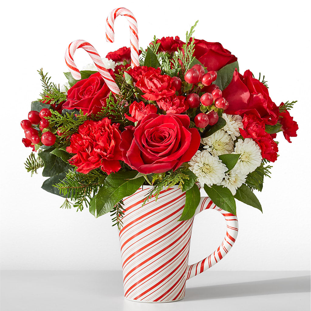 Peppermint Swirl Mug – Midnight Flowers And Events Llc, Lillington NC