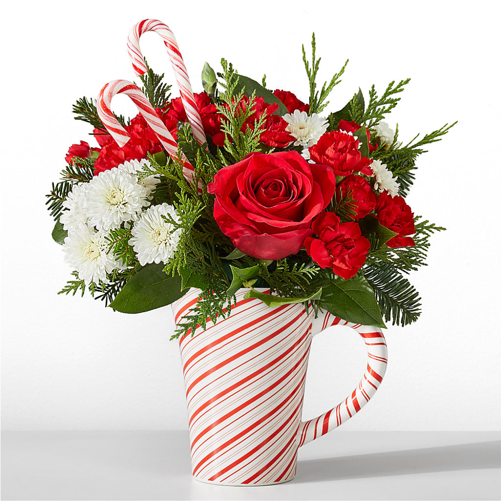 Peppermint Swirl Mug – Midnight Flowers And Events Llc, Lillington NC