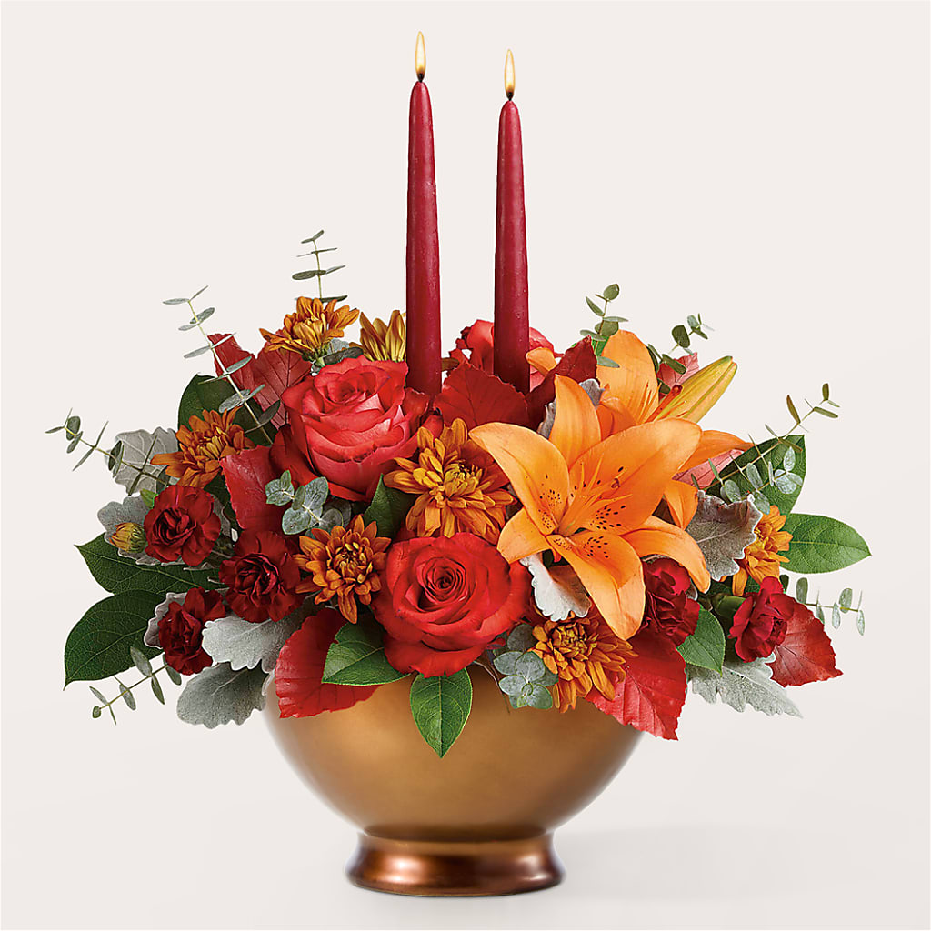 Fruits of Fall Centerpiece – Midnight Flowers And Events Llc, Lillington NC