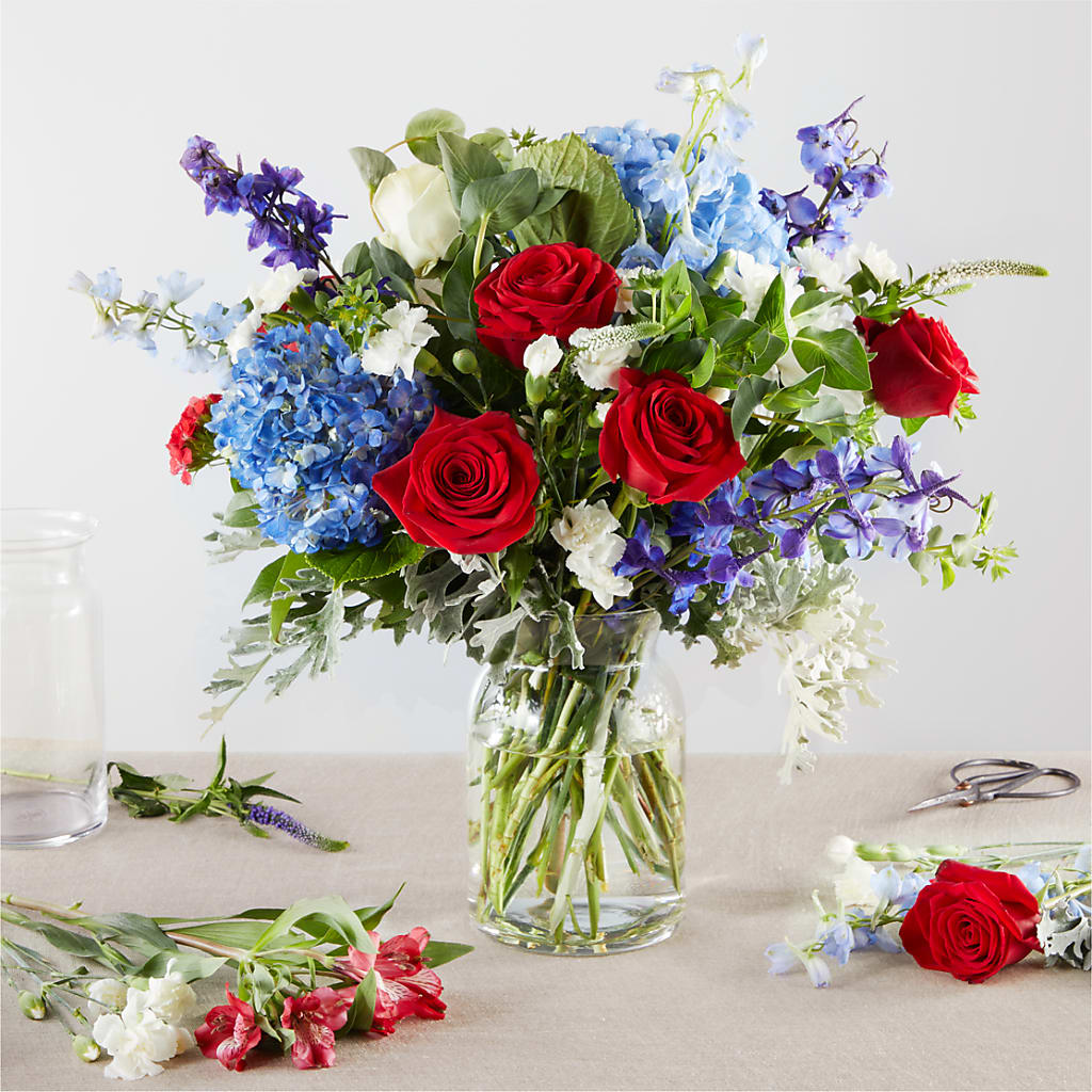 Star Spangled - A Florist Original – Midnight Flowers And Events Llc, Lillington NC
