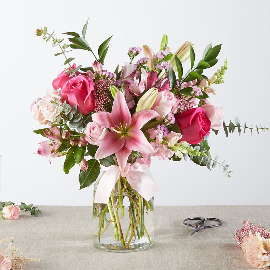 Pink Ribbon - A Florist Original – Midnight Flowers And Events Llc, Lillington NC
