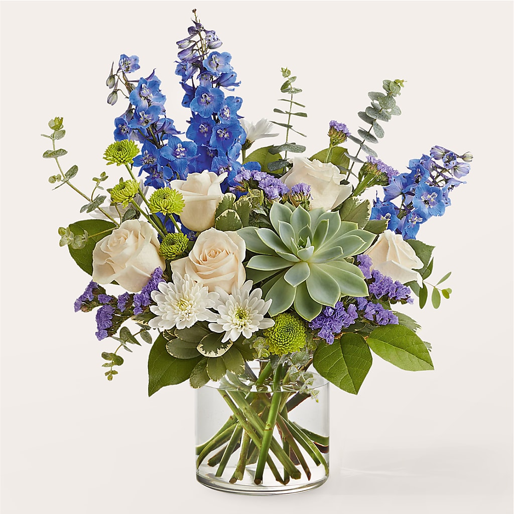 Cerulean Waves Bouquet – Midnight Flowers And Events Llc, Lillington NC
