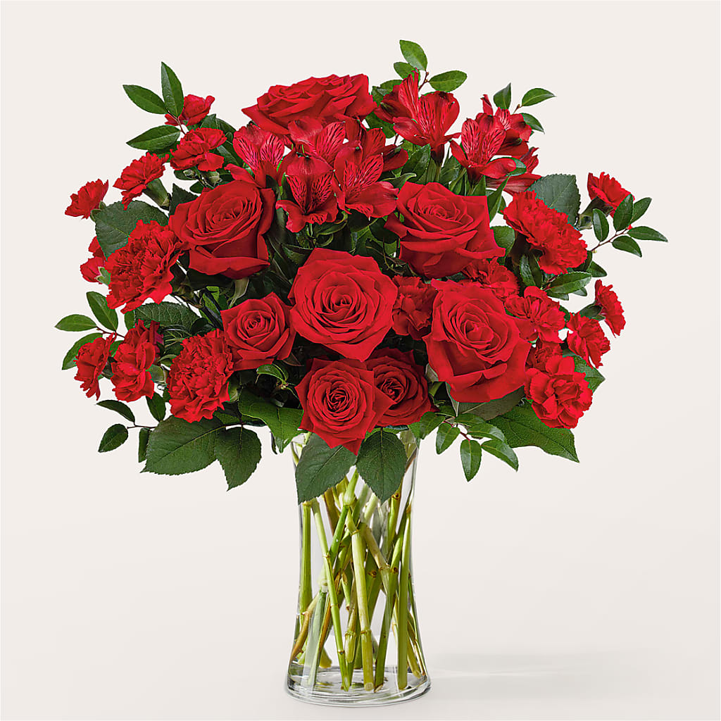 Brilliant Ruby Bouquet – Midnight Flowers And Events Llc, Lillington NC