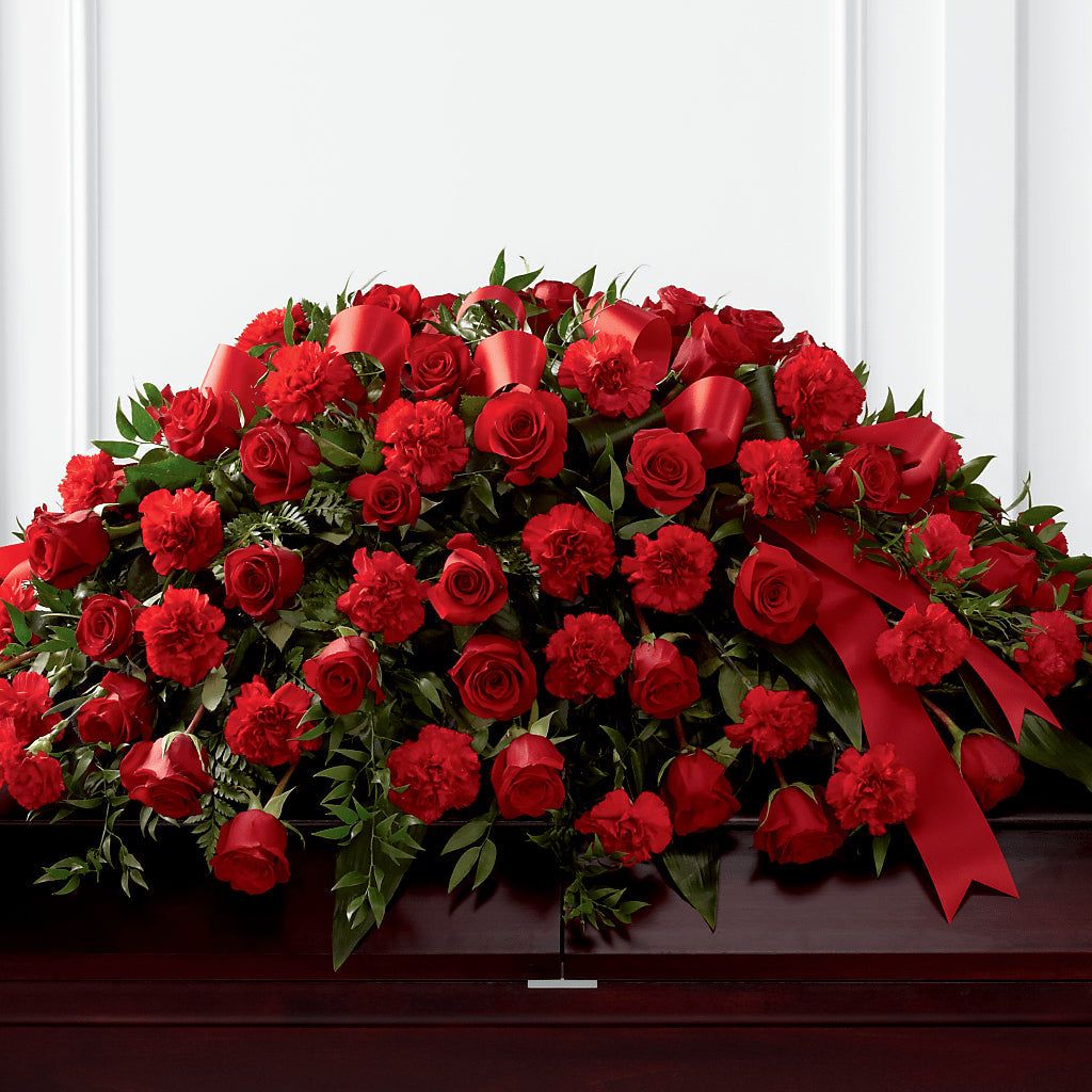 Tribute of Life Casket Spray – Midnight Flowers And Events Llc, Lillington NC
