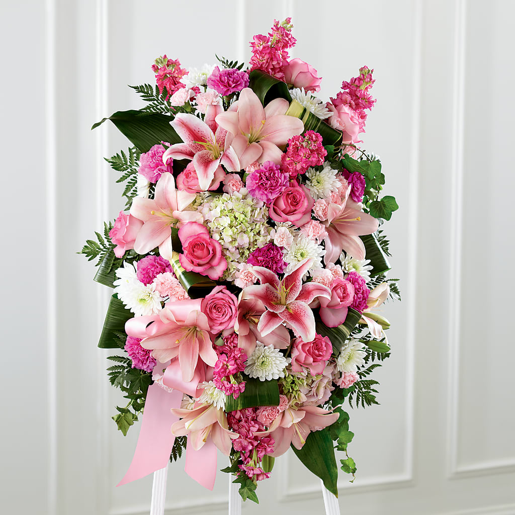 Comforting Standing Spray – Midnight Flowers And Events Llc, Lillington NC
