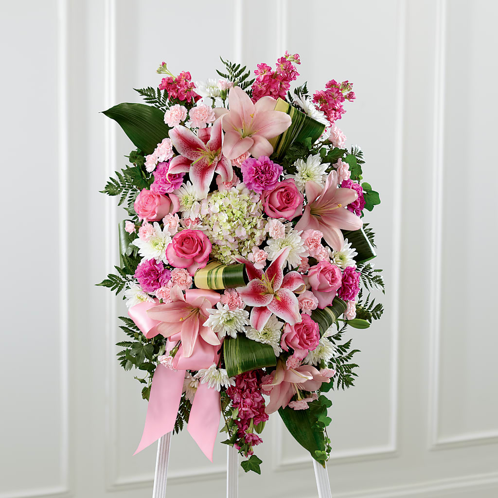 Comforting Standing Spray – Midnight Flowers And Events Llc, Lillington NC