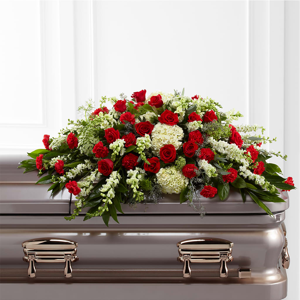 Sincerity Casket Spray – Midnight Flowers And Events Llc, Lillington NC
