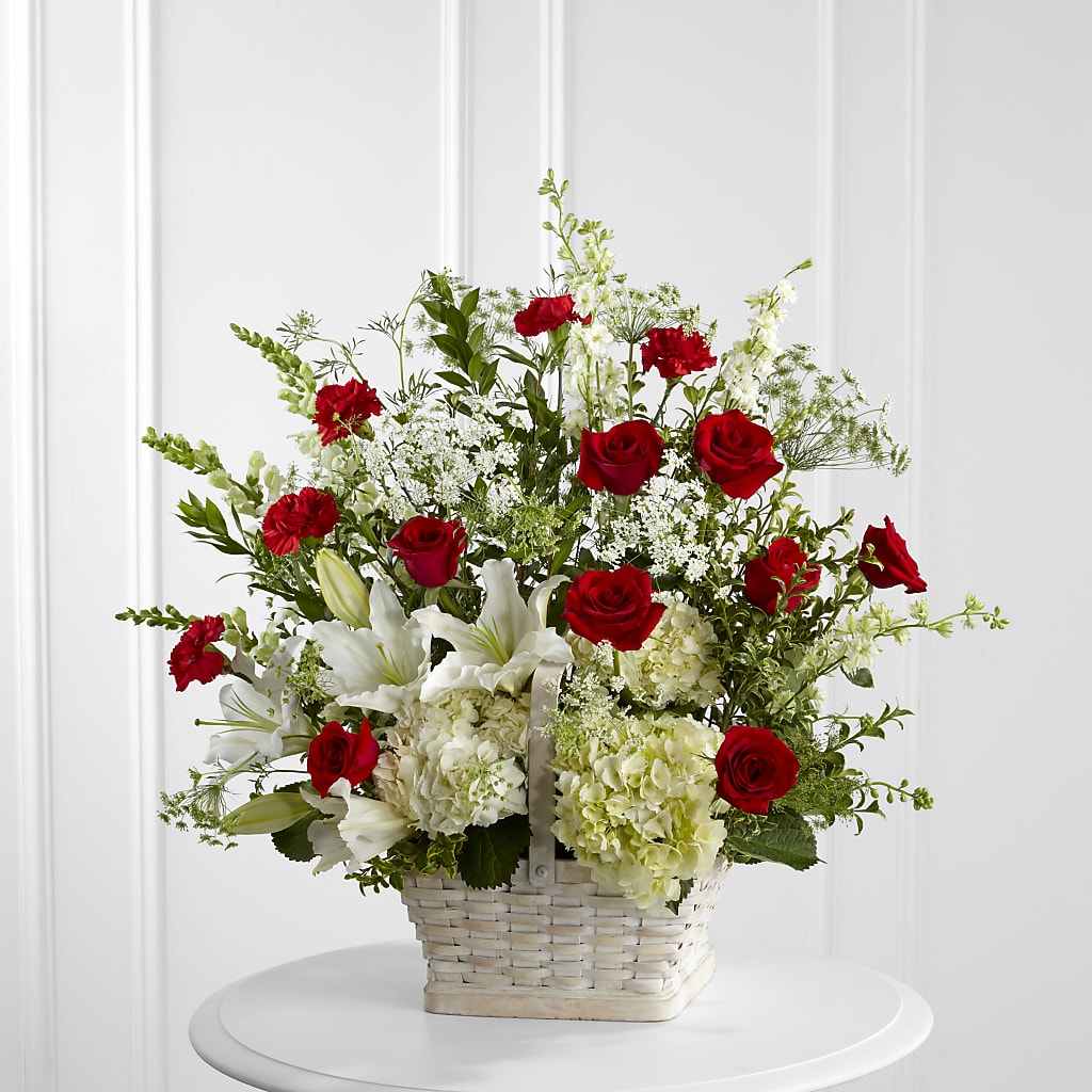 In Loving Memory Arrangement – Midnight Flowers And Events Llc, Lillington NC