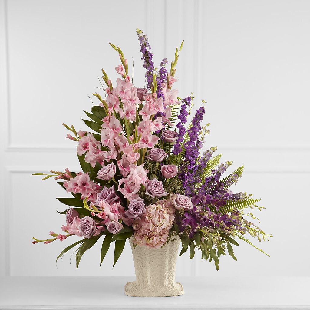 Flowing Garden Arrangement – Midnight Flowers And Events Llc, Lillington NC