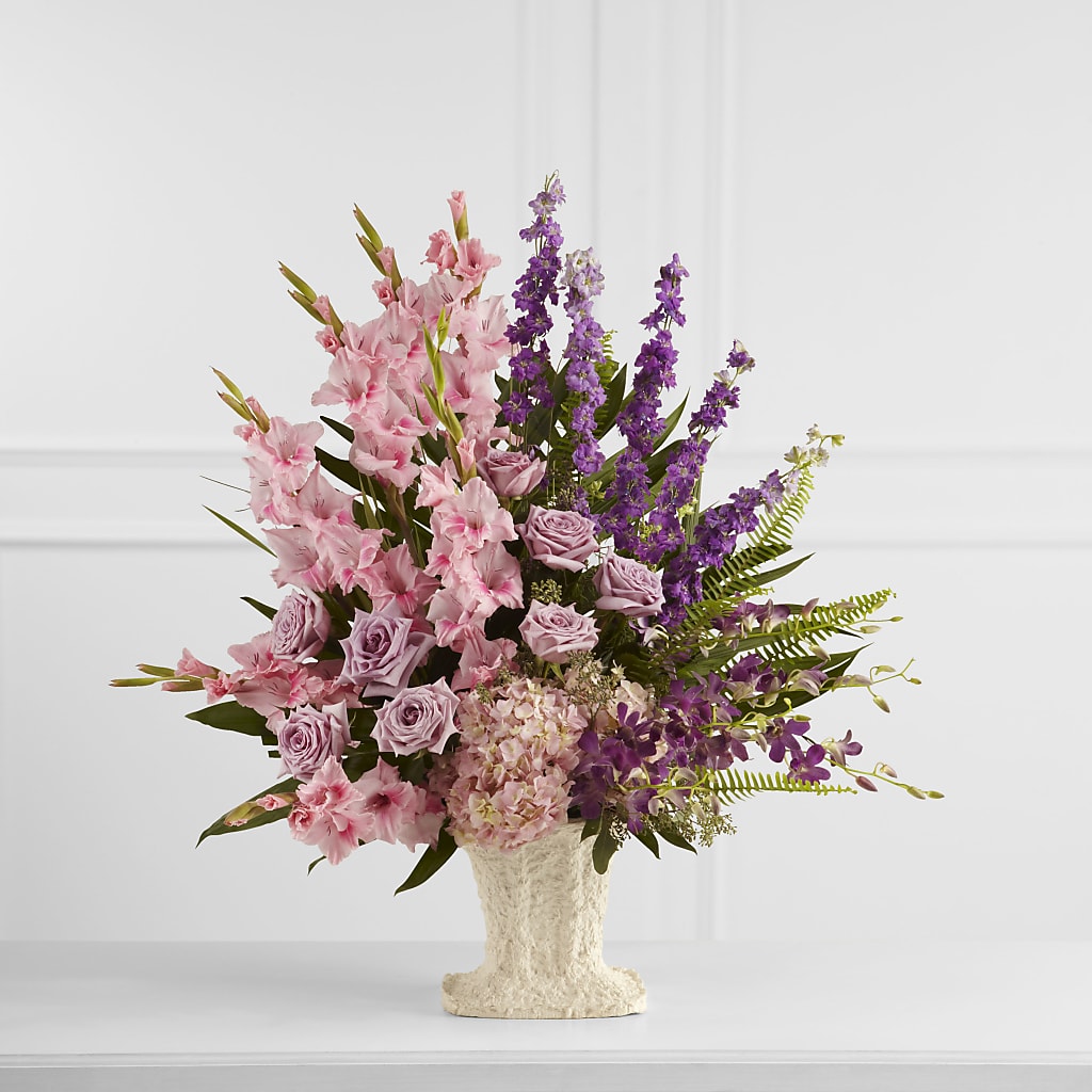 Flowing Garden Arrangement – Midnight Flowers And Events Llc, Lillington NC
