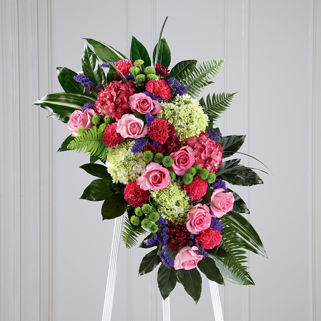 Refreshing Mix Standing Spray – Midnight Flowers And Events Llc, Lillington NC