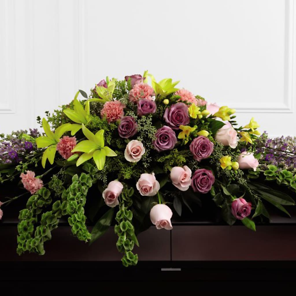 Forever Beloved Casket Spray – Midnight Flowers And Events Llc, Lillington NC