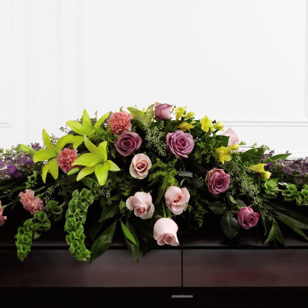 Forever Beloved Casket Spray – Midnight Flowers And Events Llc, Lillington NC