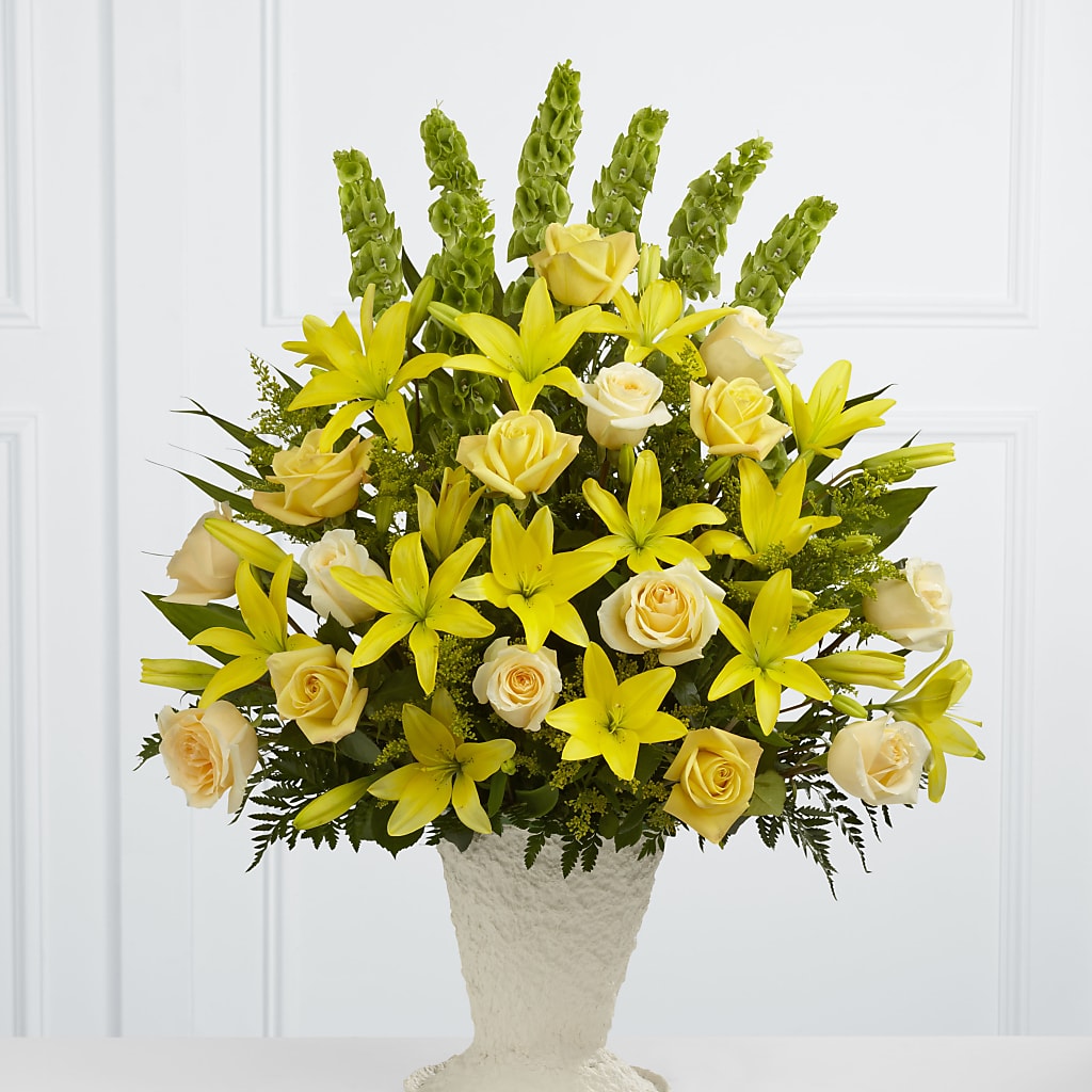 Golden Memories Arrangement – Midnight Flowers And Events Llc, Lillington NC