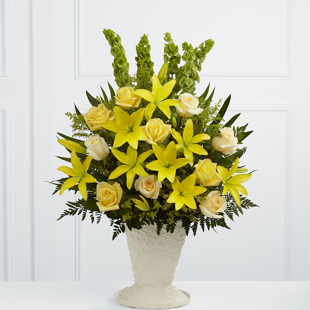 Golden Memories Arrangement – Midnight Flowers And Events Llc, Lillington NC