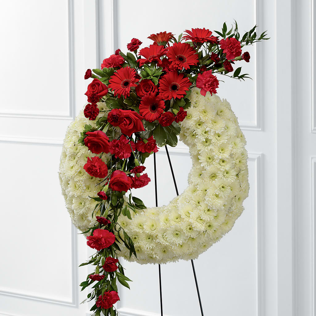 Graceful Tribute Wreath – Midnight Flowers And Events Llc, Lillington NC