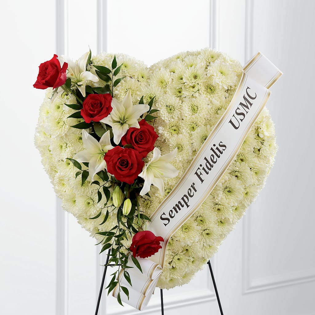 Heartfelt Hero Standing Heart – Midnight Flowers And Events Llc, Lillington NC