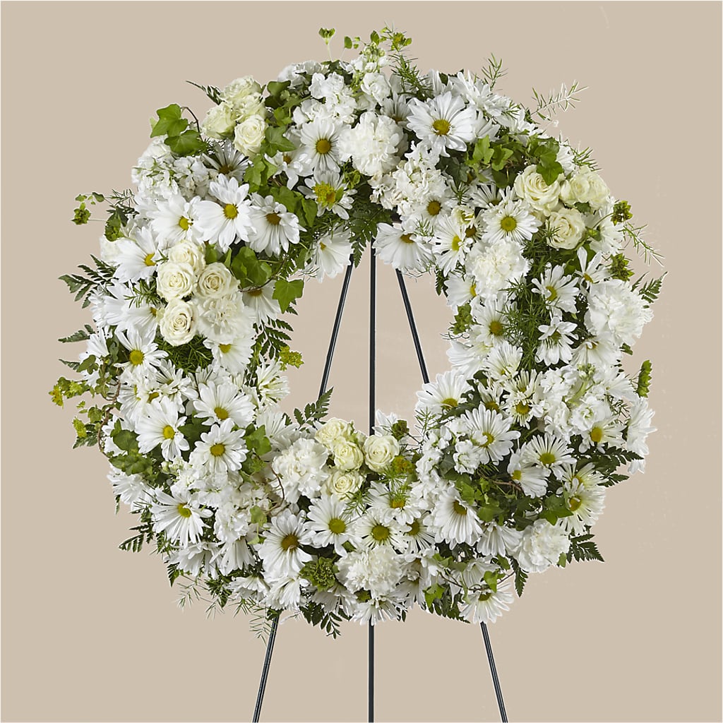 Faithful Wishes Wreath – Midnight Flowers And Events Llc, Lillington NC