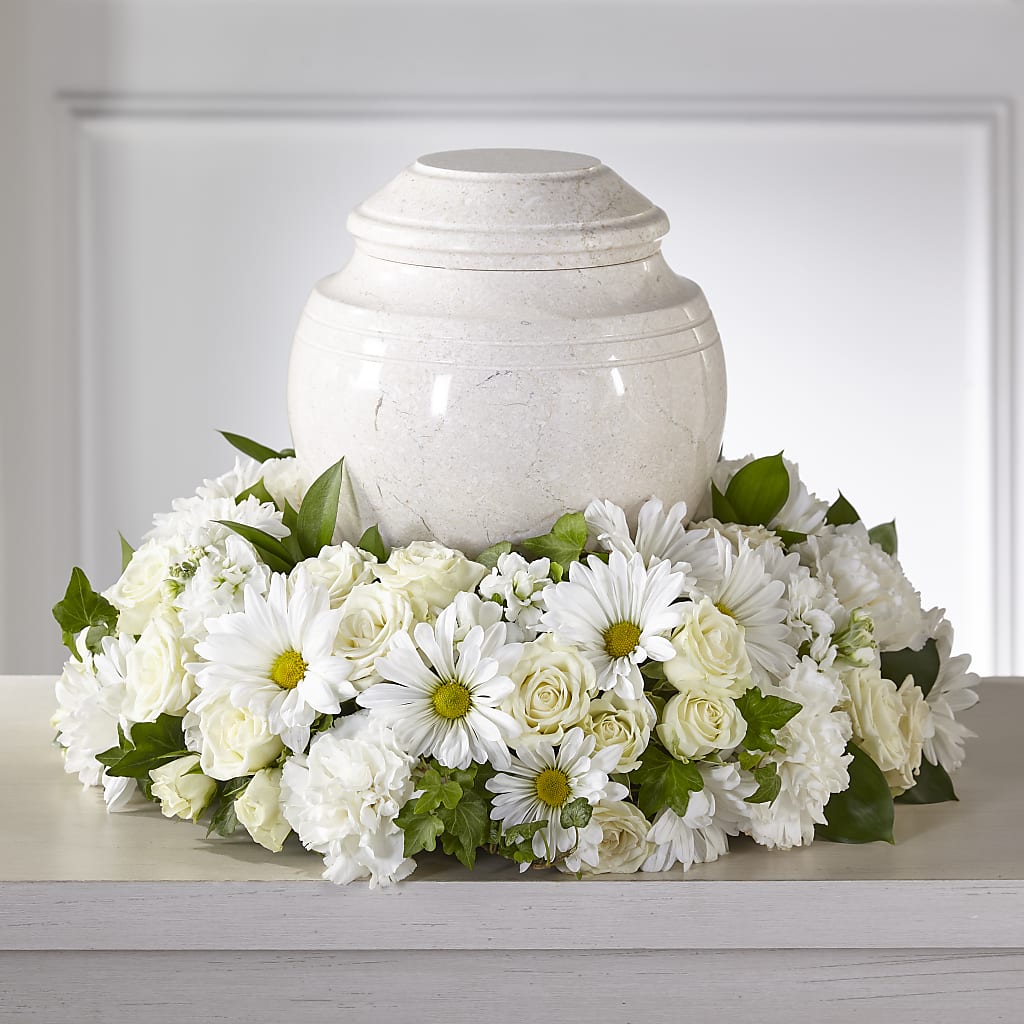 Ivory Gardens Cremation Adornment – Midnight Flowers And Events Llc, Lillington NC