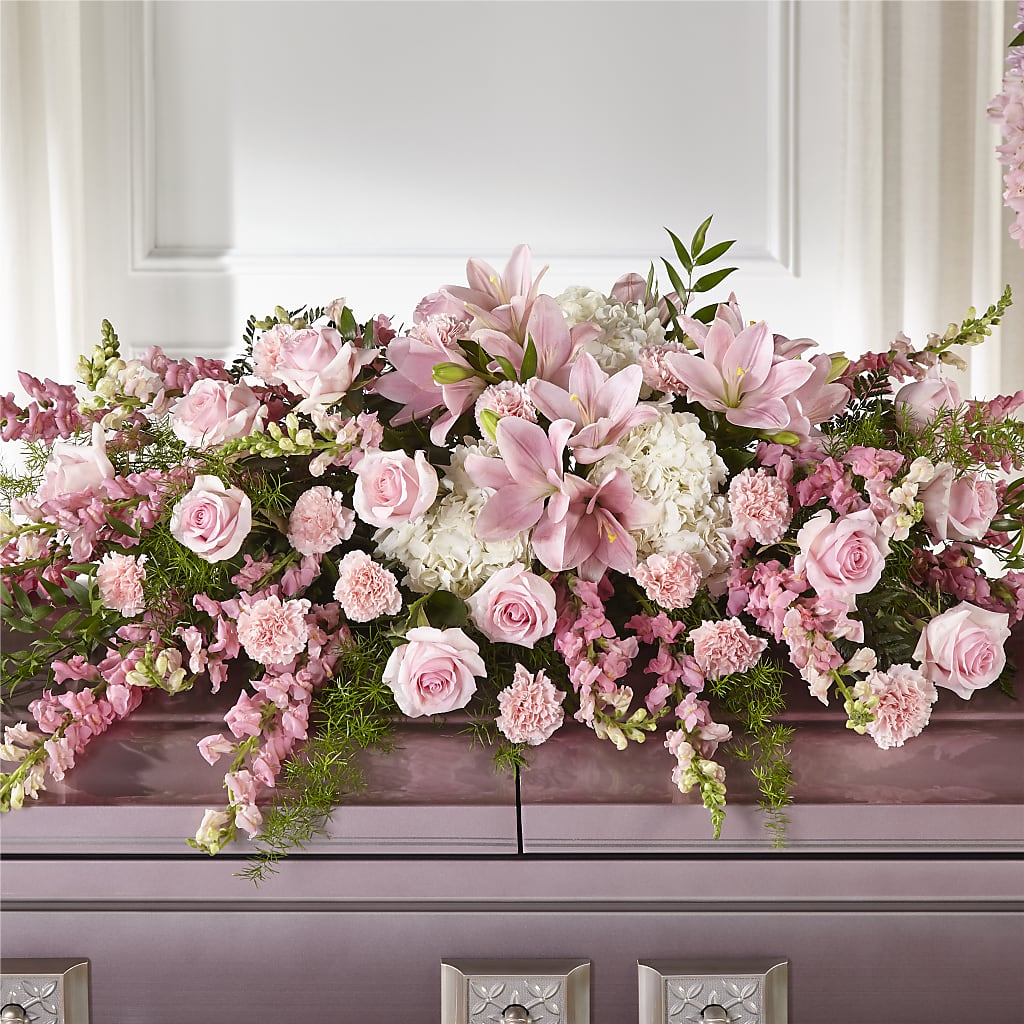 Life & Remembrance Casket Spray – Midnight Flowers And Events Llc, Lillington NC