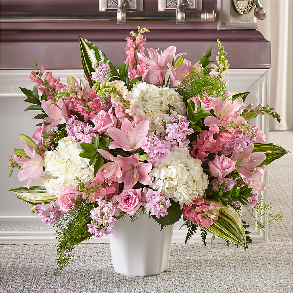 Simply Serene Floor Basket – Midnight Flowers And Events Llc, Lillington NC