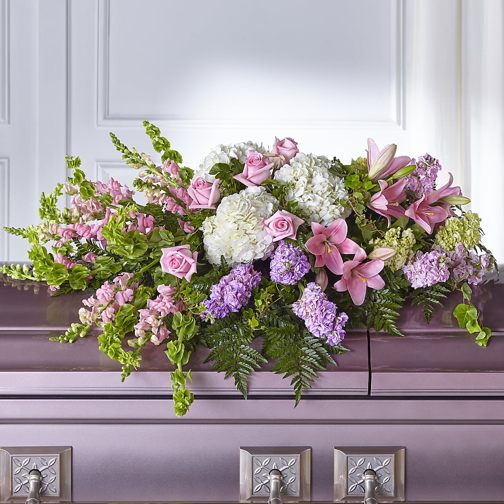 Life's Gratitude Casket Spray – Midnight Flowers And Events Llc, Lillington NC