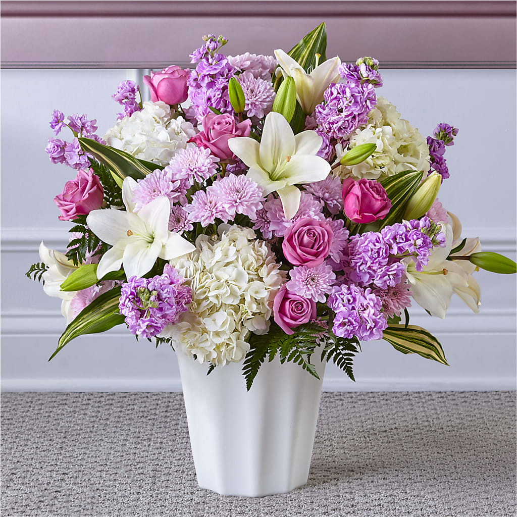 Heaven Sent Floor Basket – Midnight Flowers And Events Llc, Lillington NC