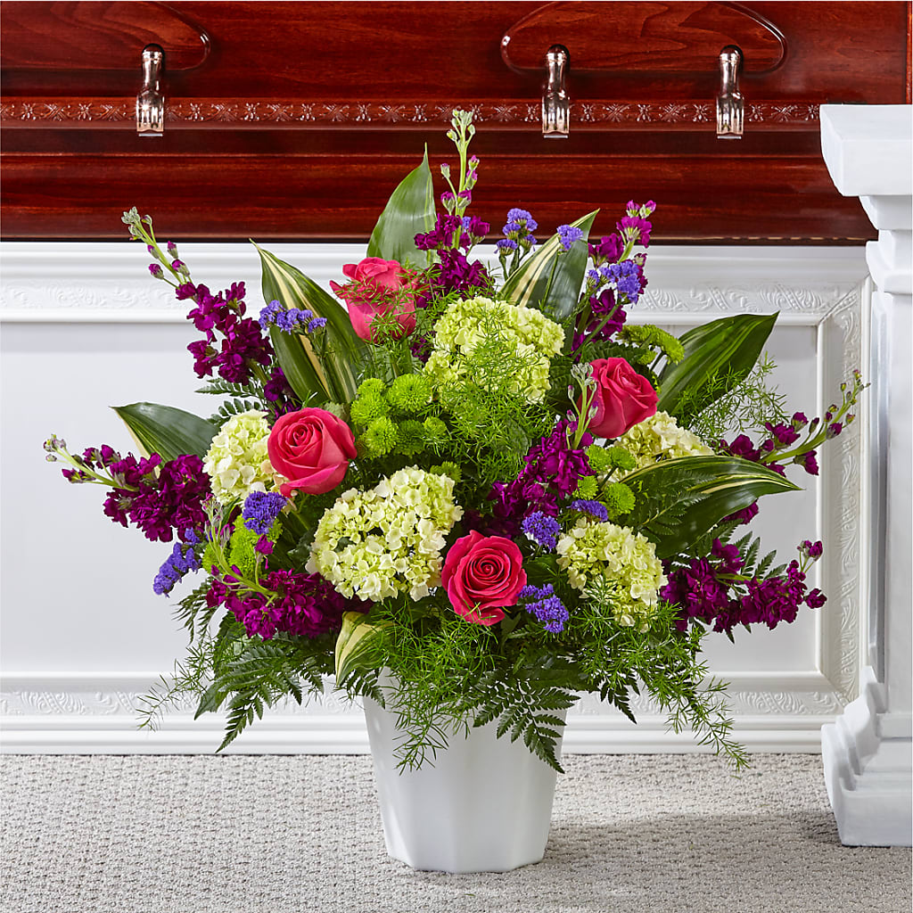 Beautiful Horizons Floor Basket – Midnight Flowers And Events Llc, Lillington NC