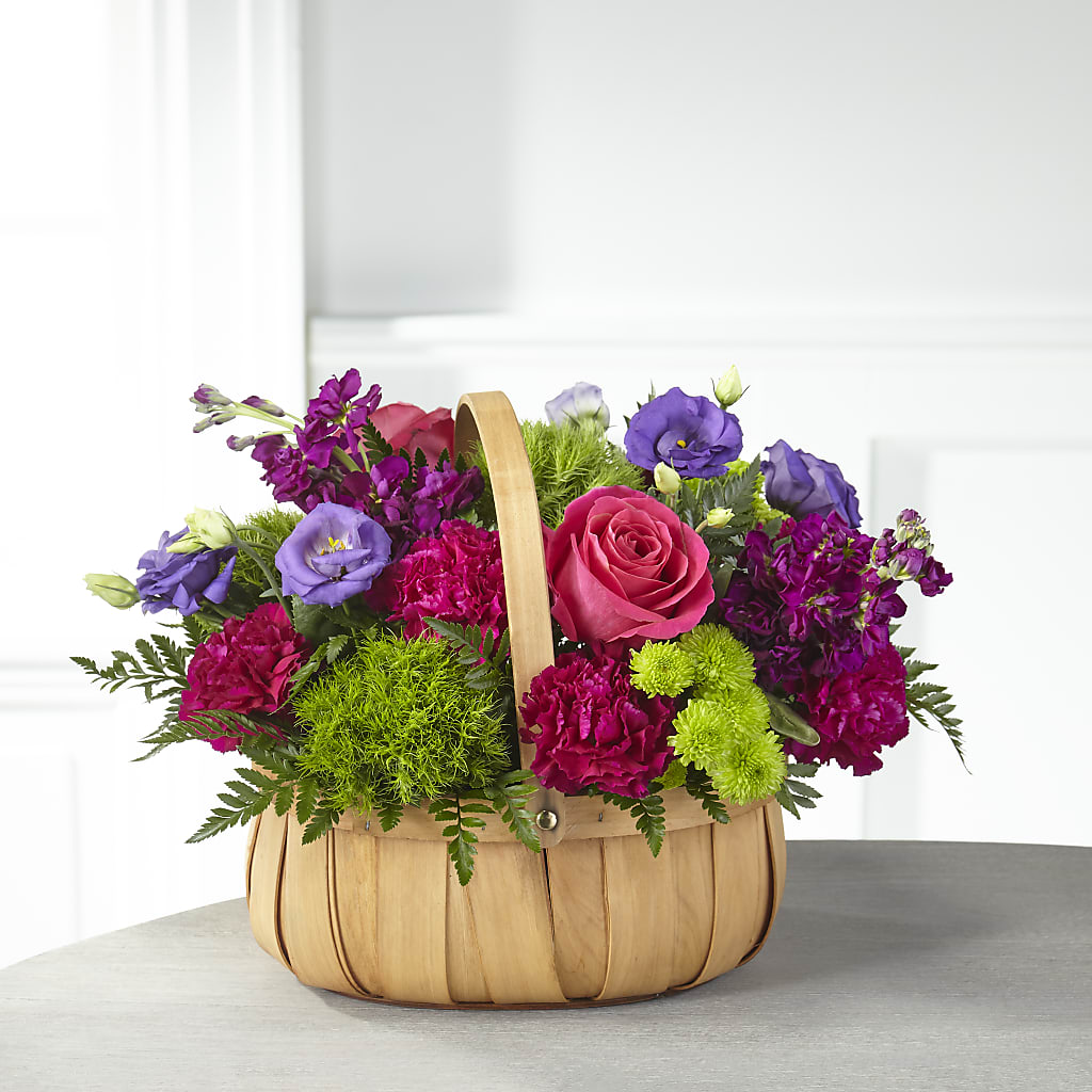 Serene Sanctuary Basket – Midnight Flowers And Events Llc, Lillington NC