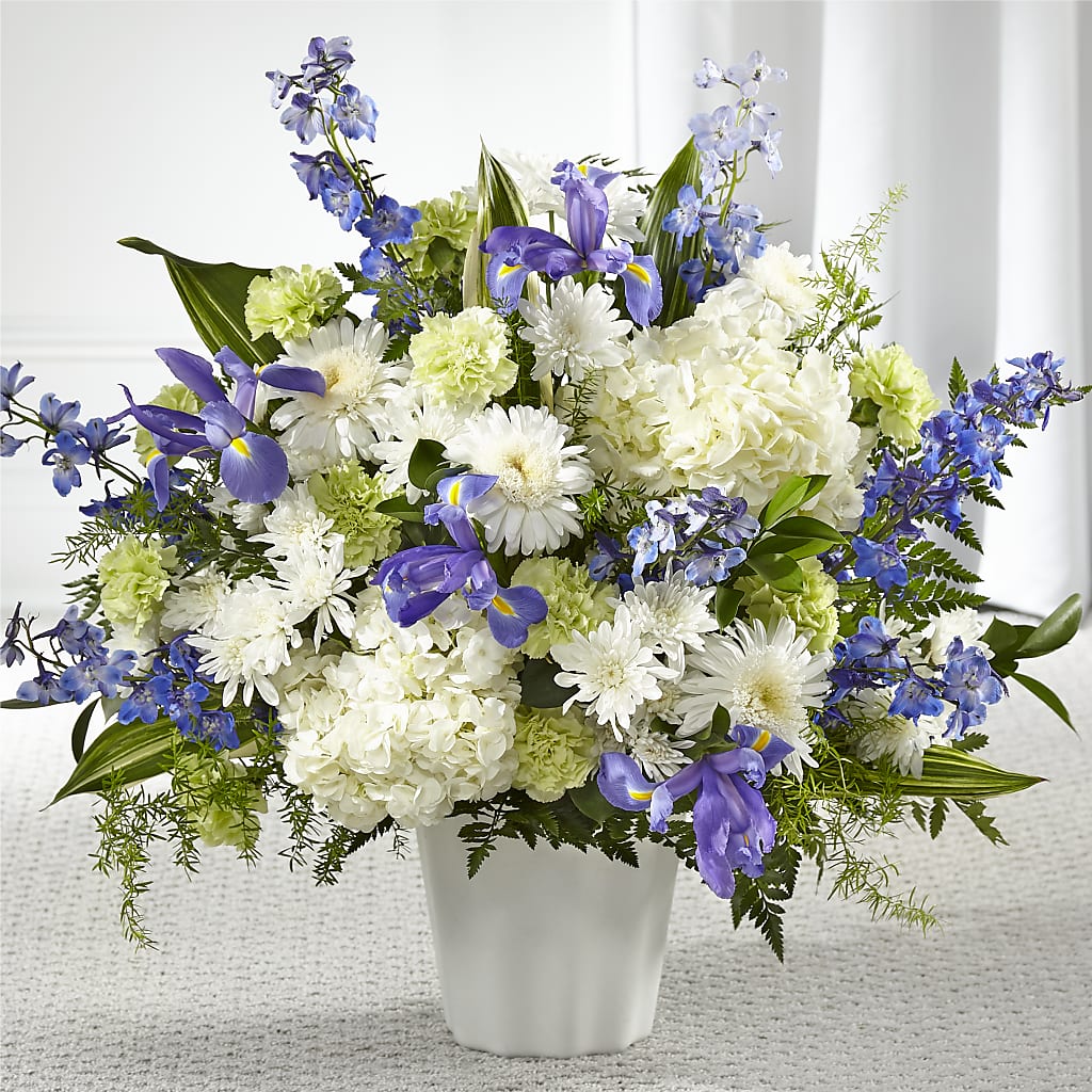 Soft Serenity Floor Basket – Midnight Flowers And Events Llc, Lillington NC
