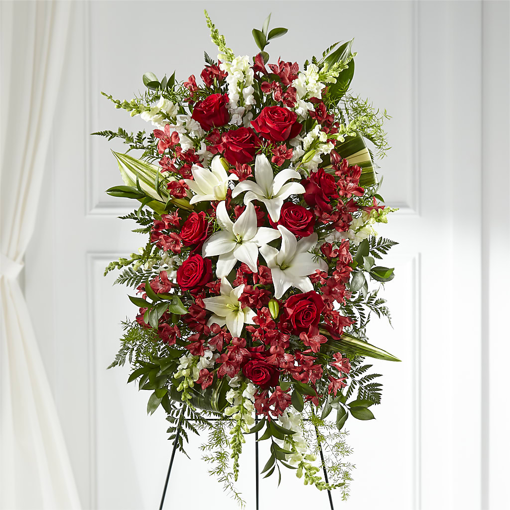 Everlasting Memory Standing Spray – Midnight Flowers And Events Llc, Lillington NC