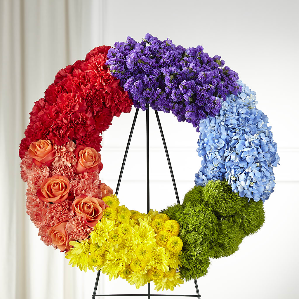 Circle of Love Wreath – Midnight Flowers And Events Llc, Lillington NC