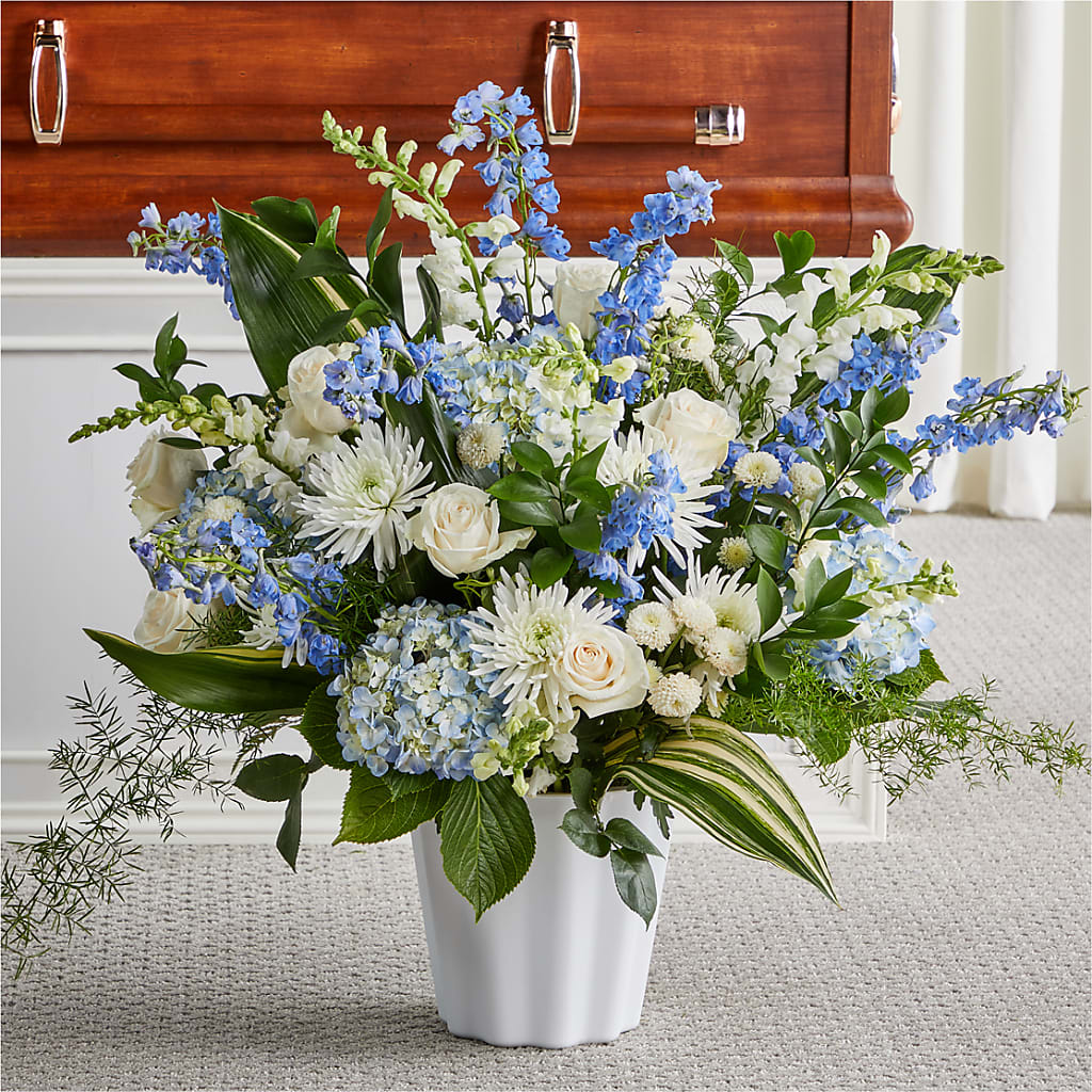 Everlasting Memories Floor Basket – Midnight Flowers And Events Llc, Lillington NC