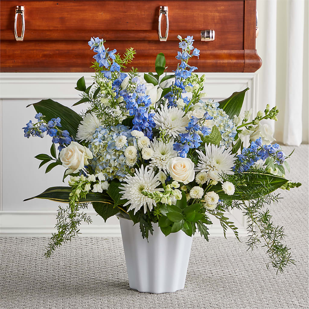 Everlasting Memories Floor Basket – Midnight Flowers And Events Llc, Lillington NC