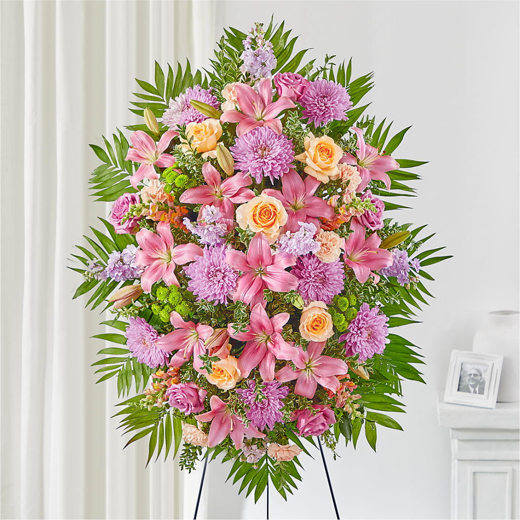 Love & Light Standing Spray – Midnight Flowers And Events Llc, Lillington NC