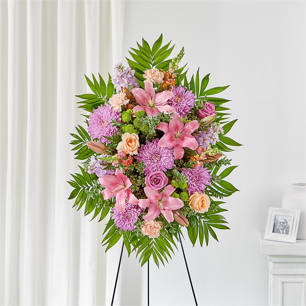 Love & Light Standing Spray – Midnight Flowers And Events Llc, Lillington NC