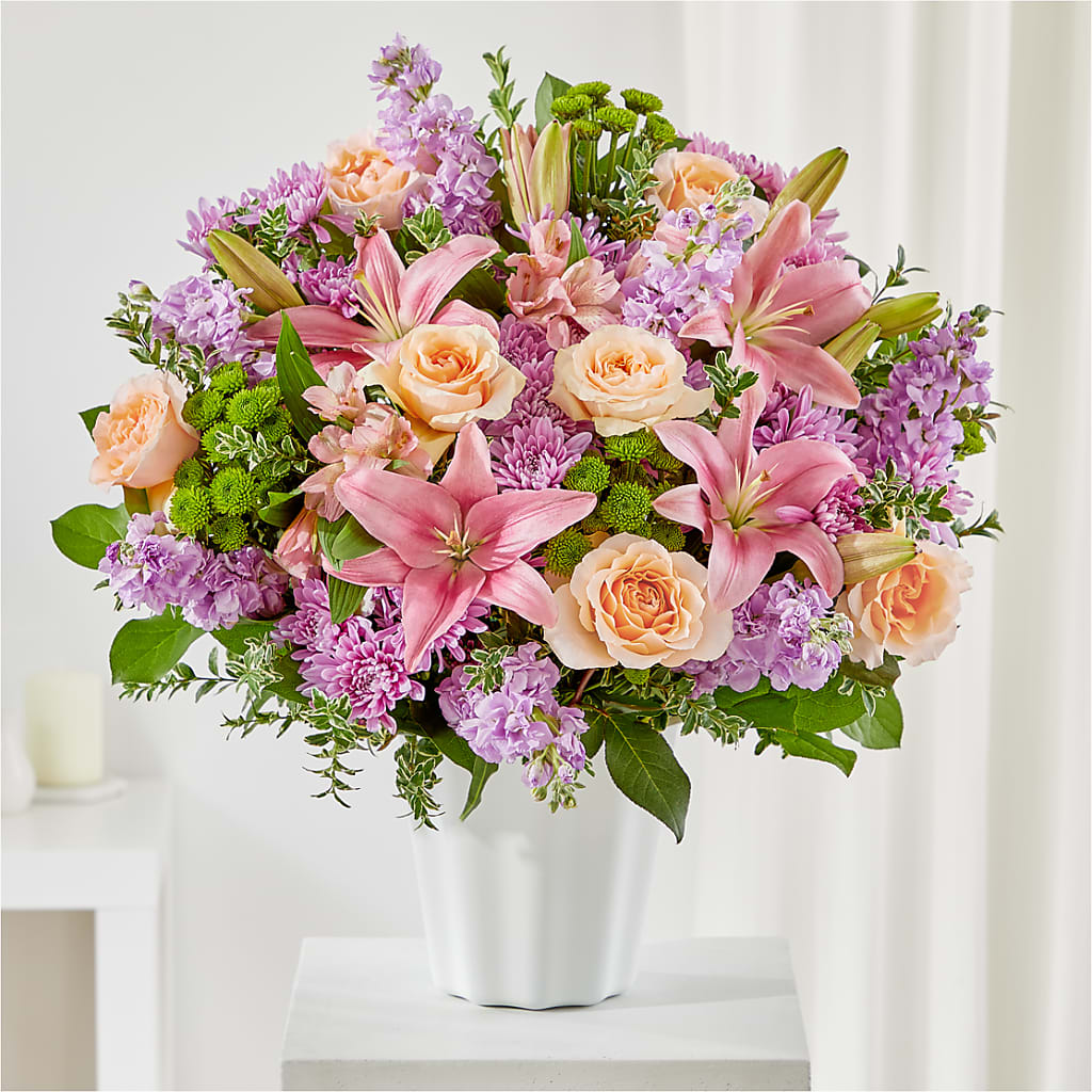 Supportive Embrace Tabletop Basket – Midnight Flowers And Events Llc, Lillington NC