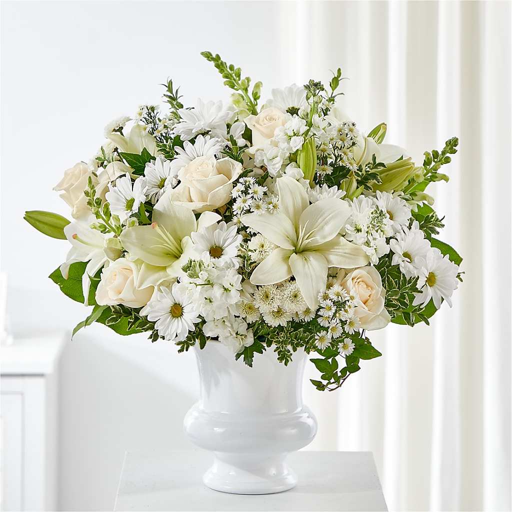 Uplifting Urn Arrangement – Midnight Flowers And Events Llc, Lillington NC