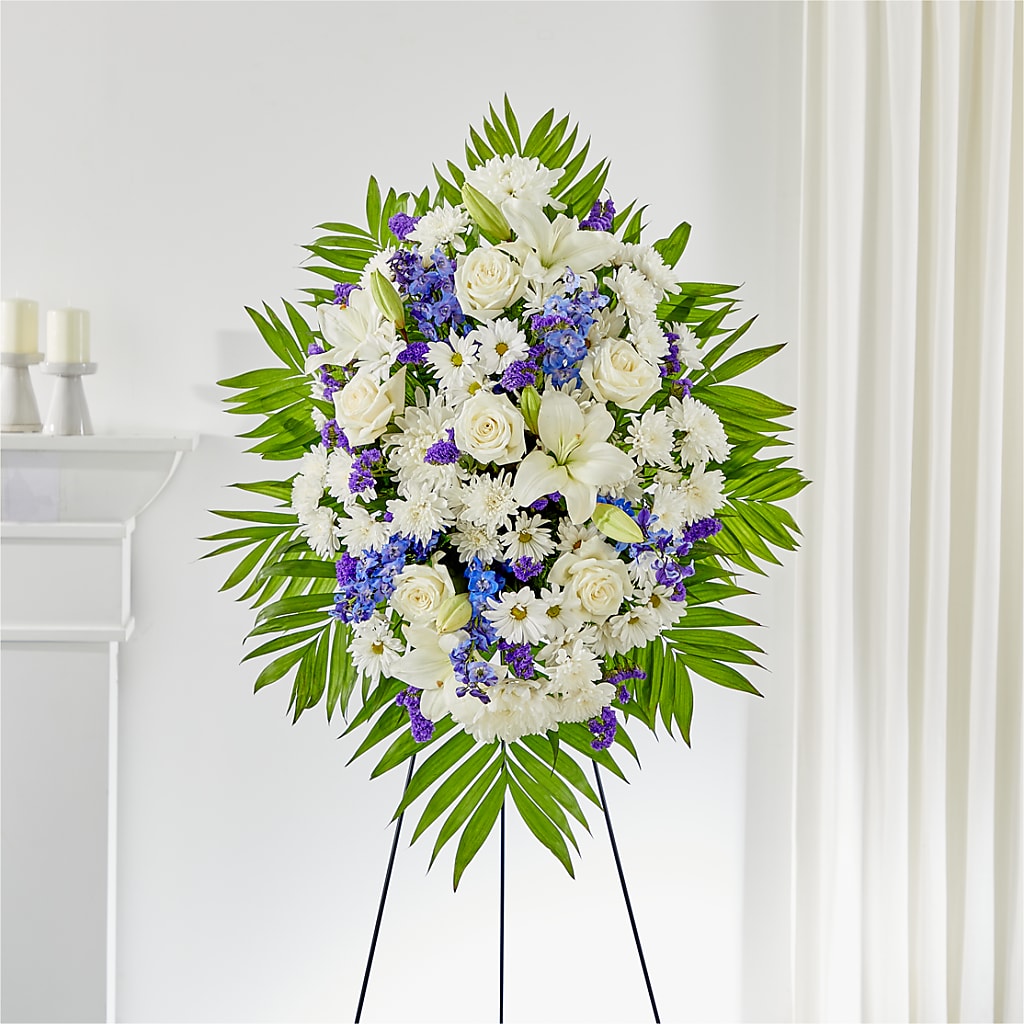 At Rest Standing Spray – Midnight Flowers And Events Llc, Lillington NC