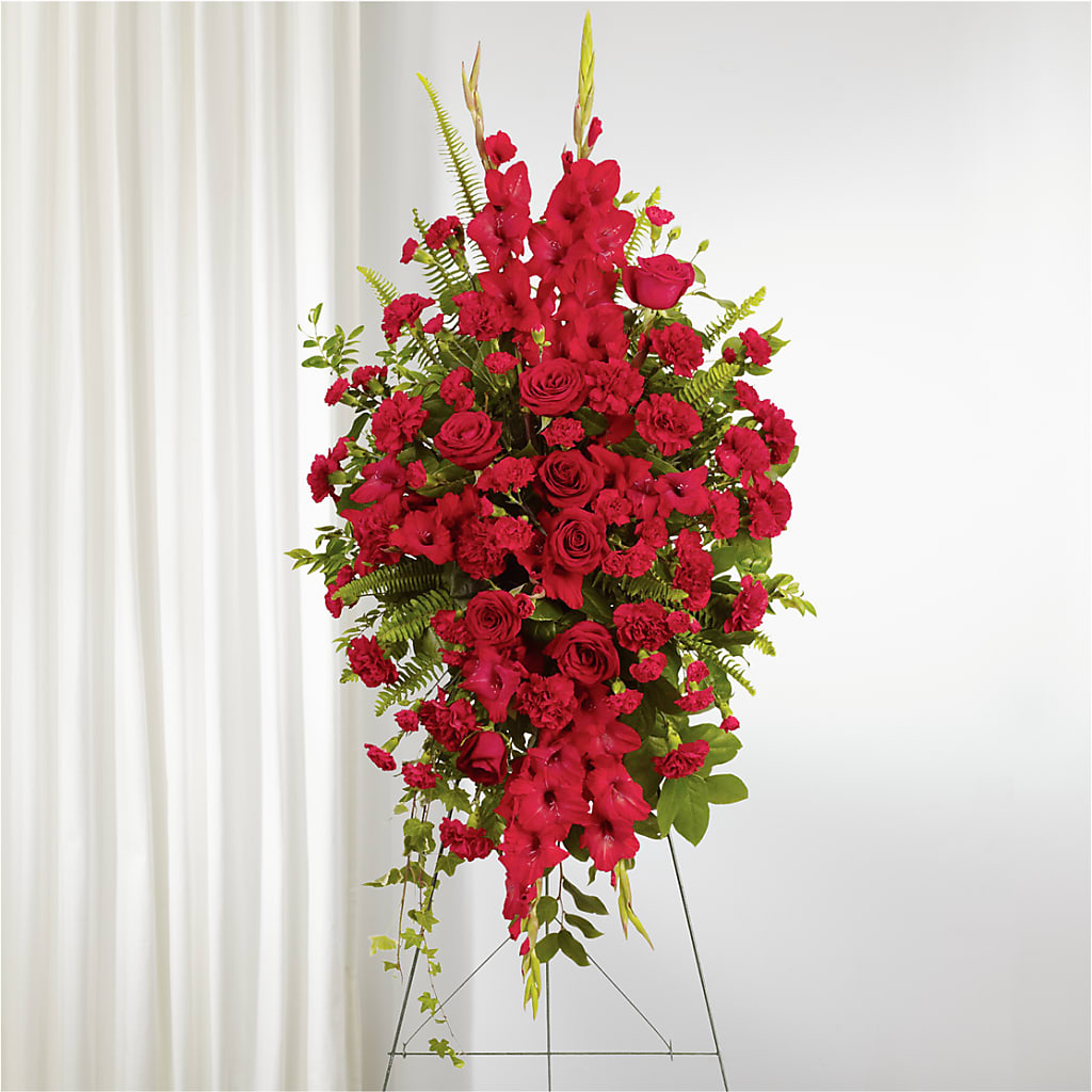 From the Heart Standing Spray – Midnight Flowers And Events Llc, Lillington NC