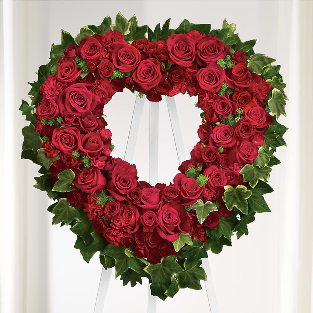 Wholehearted Standing Spray – Midnight Flowers And Events Llc, Lillington NC