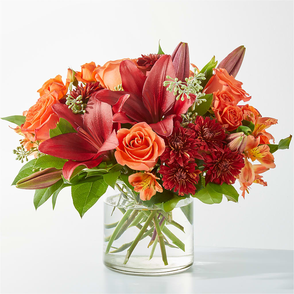Crimson Leaves Bouquet – Midnight Flowers And Events Llc, Lillington NC