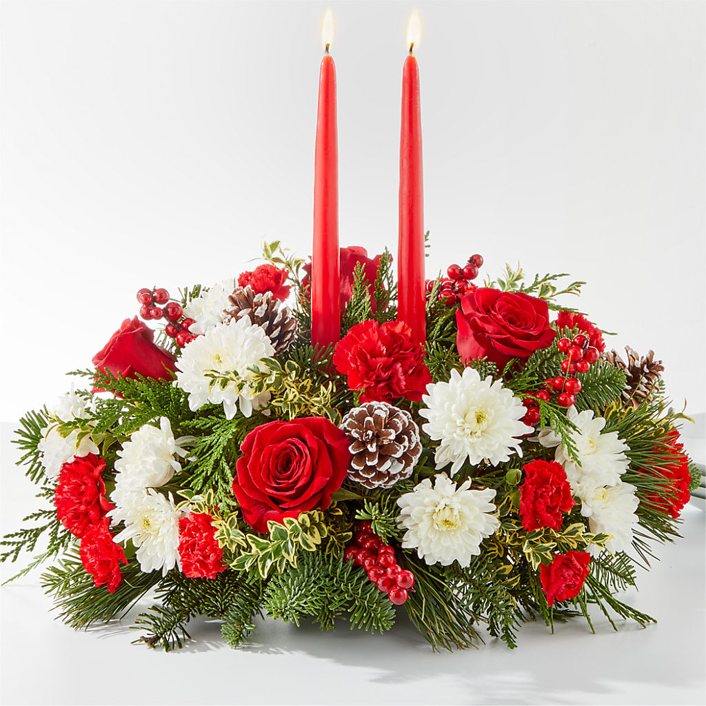 Holiday Soiree Centerpiece – Midnight Flowers And Events Llc, Lillington NC
