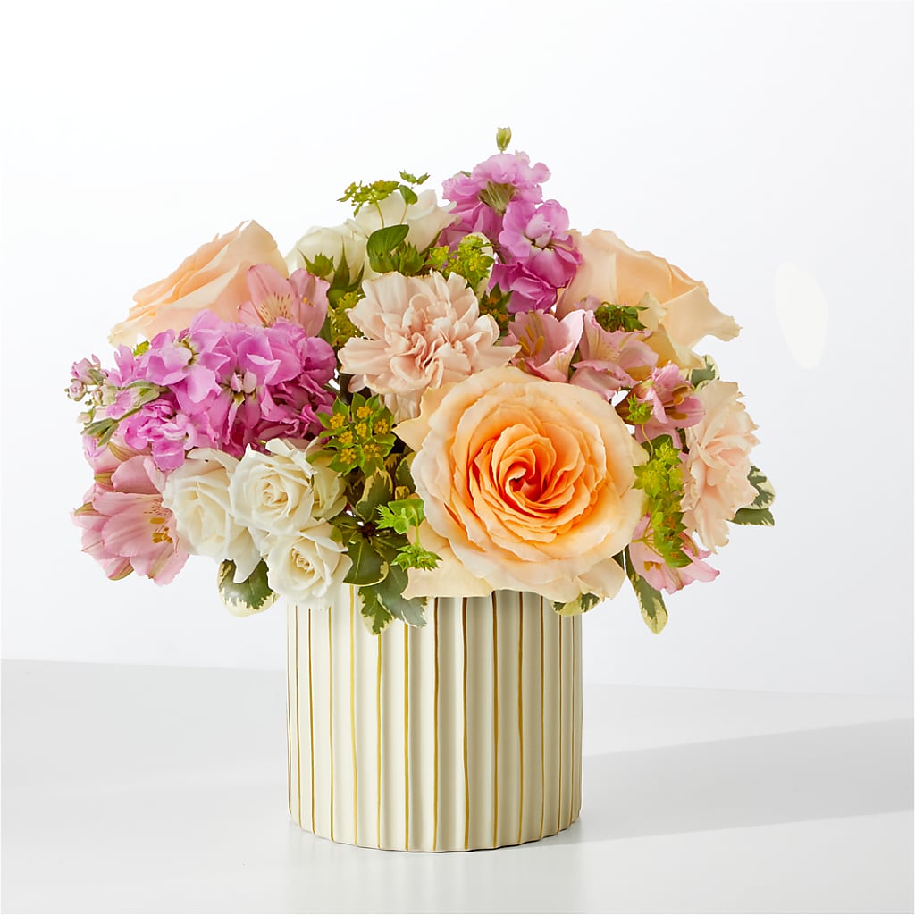 Paradise Bouquet with Ivory Vase – Midnight Flowers And Events Llc, Lillington NC
