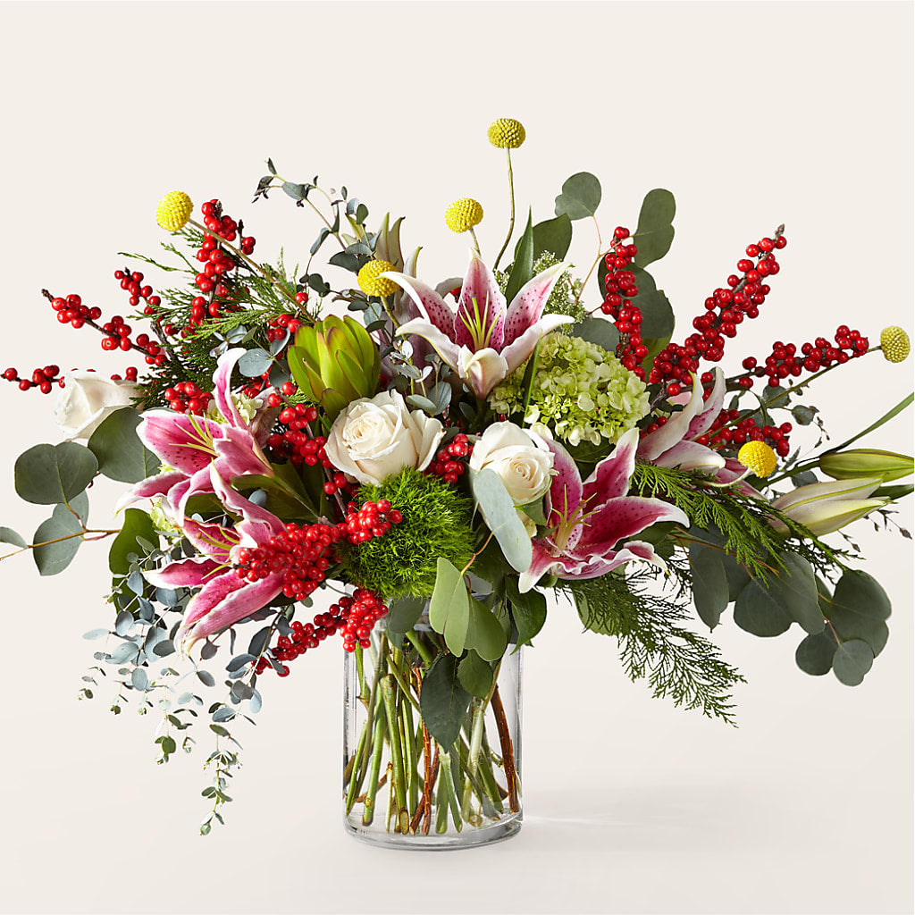 Berry & Bright Bouquet – Midnight Flowers And Events Llc, Lillington NC
