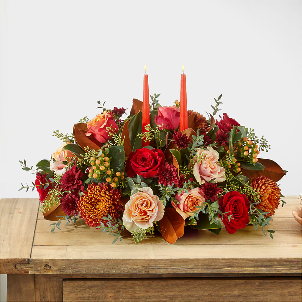 Gather Near Centerpiece – Midnight Flowers And Events Llc, Lillington NC