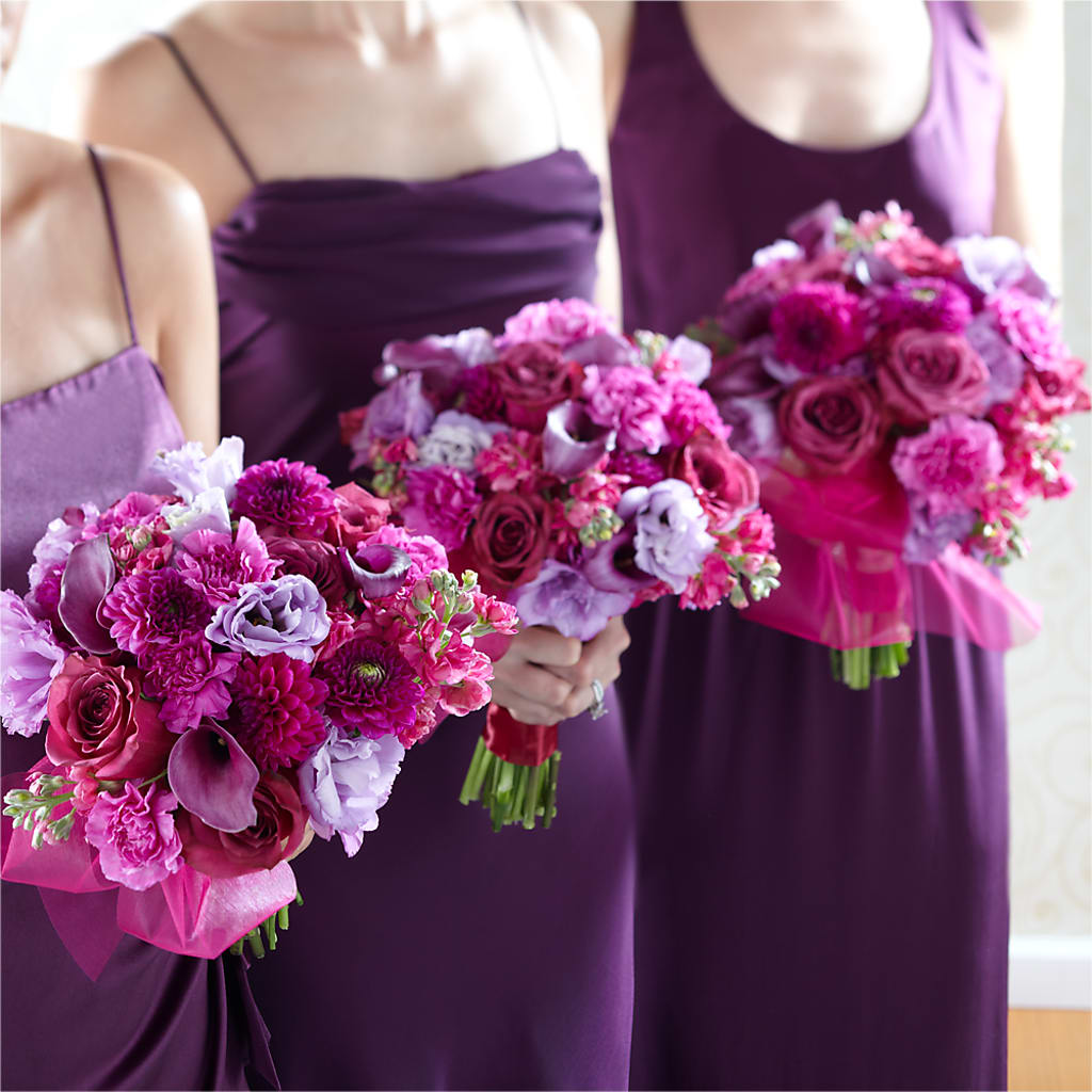 Bridesmaid's Garden Bouquet – Midnight Flowers And Events Llc, Lillington NC