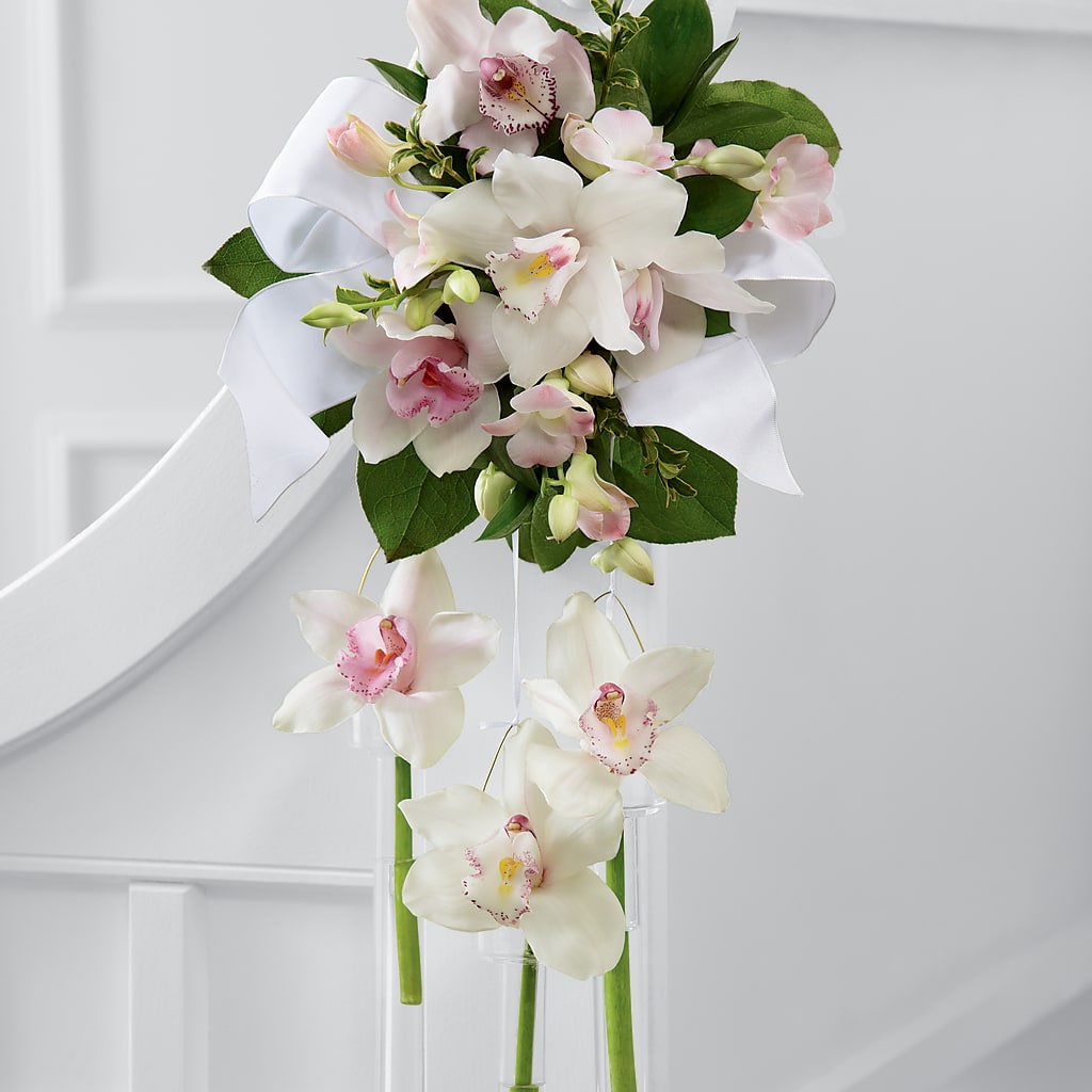 Perfect Entrance Pew Arrangement – Midnight Flowers And Events Llc, Lillington NC