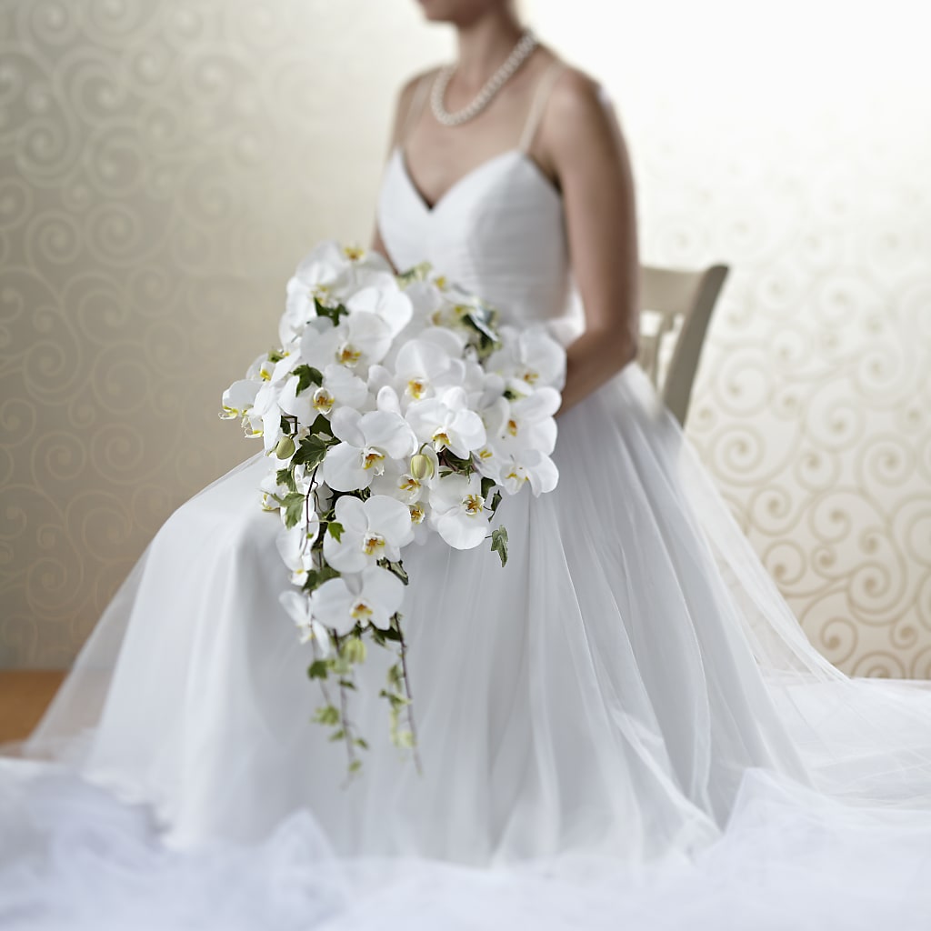 Classic White Bouquet – Midnight Flowers And Events Llc, Lillington NC