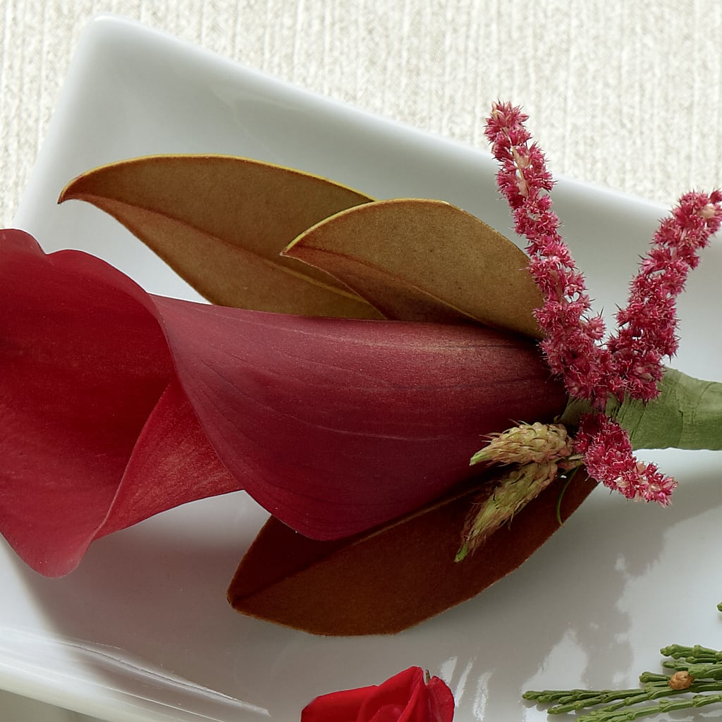 Red Calla Boutonniere – Midnight Flowers And Events Llc, Lillington NC